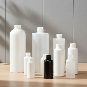 Flacone in Plastica Vuoto con Tappo a Disco da 100ml, 250ml, 500ml, 1000ml Marca CHANCE, per Shampoo, Balsamo, Lozione con Erogatore a Pompa - Product Image 1