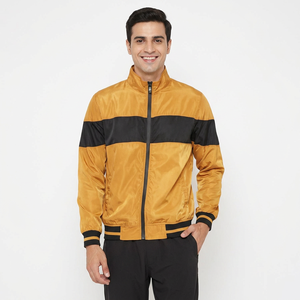 Veste coupe-vent réfléchissante en polyester personnalisée pour hommes Vintage Retro coupe-vent imperméable et respirant - Product Image 1