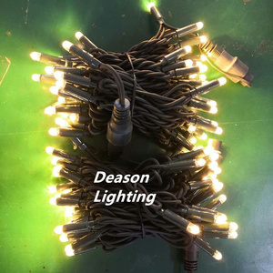 Outdoor Weihnachts dekorationen 220V 10m 100L Rgb Led Gummi draht Hochzeit Fee Lichterketten - Product Image 5