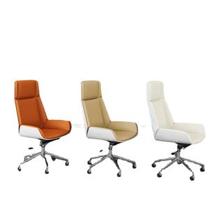 JXT White paint boss chair meeting computer chair sedia da ufficio reclinabile schienale basso e schienale alto - Product Image 6