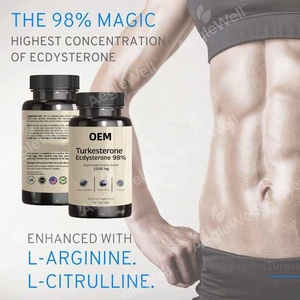 Complément alimentaire Aeglewell Turkesterone 60 capsules Performance athlétique et masse musculaire Fournit <span class=keywords><strong>de</strong></span> l'énergie Capsules <span class=keywords><strong>de</strong></span> turkesterone - Product Image 4