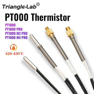 Capteur de température à cartouche thermistor Trianglelab PT1000 Pro avec vis M3 M4 pour imprimantes 3D, neuf, haute température 450°C - Product Image 2