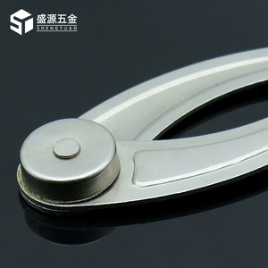 Poignée de support de porte d'armoire en fer nickelé courbée de 4 pouces Shengyuan, quincaillerie pour meubles - Product Image 1