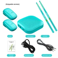 Kit de baguettes de batterie électronique virtuelle, ensemble de batterie somatosensorielle portable, jouet de rythme à détection de mouvement pour la pratique musicale des enfants