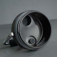 Portable 64oz Double Paroi Isolé Vide 304 En Acier Inoxydable Demi-Gallon Growler Flacon Pichet Bouteille D'eau avec Bouchon Magnétique