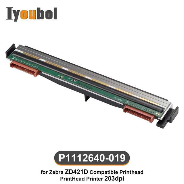 Printhead Compatible with Zebra ZD421D/ZD421D-HC Printhead 300dpi Thermal Label Printer (PN:P1112640-020/P1112640-027)