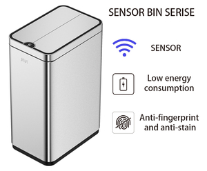 <span class=keywords><strong>Cubo</strong></span> de <span class=keywords><strong>basura</strong></span> de acero inoxidable con filtro de olor, <span class=keywords><strong>cubo</strong></span> de <span class=keywords><strong>basura</strong></span> alto sin contacto con Sensor, <span class=keywords><strong>18</strong></span> galones, 68 <span class=keywords><strong>litros</strong></span> - Product Image 5