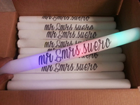 Bâtons lumineux personnalisés pour fêtes, baguettes lumineuses pour enfants, jouets, raves, anniversaires, mariages, Noël, Halloween