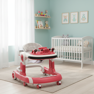 Andador Multifuncional Anti-Rollover Dobrável de Plástico com Capacidade de 20KG para Crianças de 6 Meses a 3 Anos Meninos e Meninas Aprendizado Leve - Product Image 6