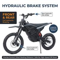 BlazeTrek M7 Pro All-Terrain Teens Electric Dirt Bike 60V 27Ah Lithium Battery 5000W Motor 70KPH Speed Damping Shock Factory