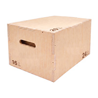 EIGFOH España en Stock: Caja Pliométrica de Madera de Tres Lados, Plataforma de Salto Duradera Antideslizante para Ejercicio en Casa y Gimnasio, para Desarrollo Muscular