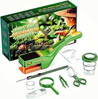 Kit de Observación de Insectos para Niños, Juguete Científico Creativo para Exteriores, Microscopio Digital Portátil Recargable de 500X