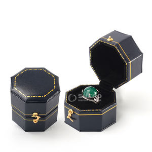 Caja de Joyería Octogonal de Lujo con Logotipo, Caja de Embalaje para Collares y Joyas - Product Image 4