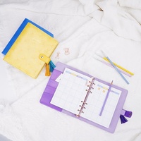 Nouveau carnet à feuilles mobiles en cuir grainé rétro, simple et créatif, avec boucle étanche