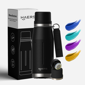 Chân Không Double-Tường Thép Không Gỉ Cách Điện Chai Nước Xử Lý Nắp 24-36 Giờ Cách Nhiệt Phong Cách Châu Âu Hộp Quà Tặng - Product Image 6