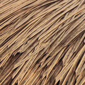 Artificial Thatch Fireproof Wholesale Beach Fireproof Umbrella Artificial Synthetic Palm Thatch Roofing