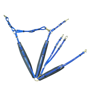Australisch Design Nylon Borstkraag Duurzaam Uithoudingsstijl Paardenhalsters Met Pvc Martingale Plaat Australisch Zadel Geïnspireerd - Product Image 1