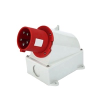 Prise murale industrielle IP44 IP67, femelle, 16A 32A 63A, étanche, fixe, 220V/380V, 3 broches, 4 pôles, 5 pôles