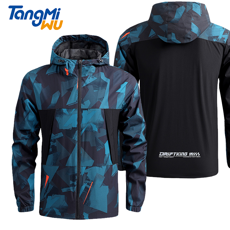 TMW 2021 оптовая продажа человека Спорт на открытом воздухе легкая быстросохнущая chaqueta cortavientos ветровка камуфляжная ветрозащитная лыжная куртка для мужчин