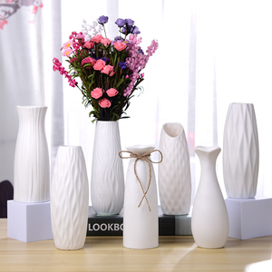 Jarrón de cerámica de estilo nórdico, máquina de flores para sala de estar, <span class=keywords><strong>comedor</strong></span>, decoración del hogar, decoración creativa - Product Image 1