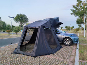 Overland açık kamp araba çadırı yan güneşlik çadır araba kuyruk tente maç çatı üst çadır araba çatı çadırı ek tente - Product Image 5