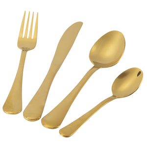 Set di posate 5TH AVENUE da 16 pezzi, oro lucido - Product Image 3