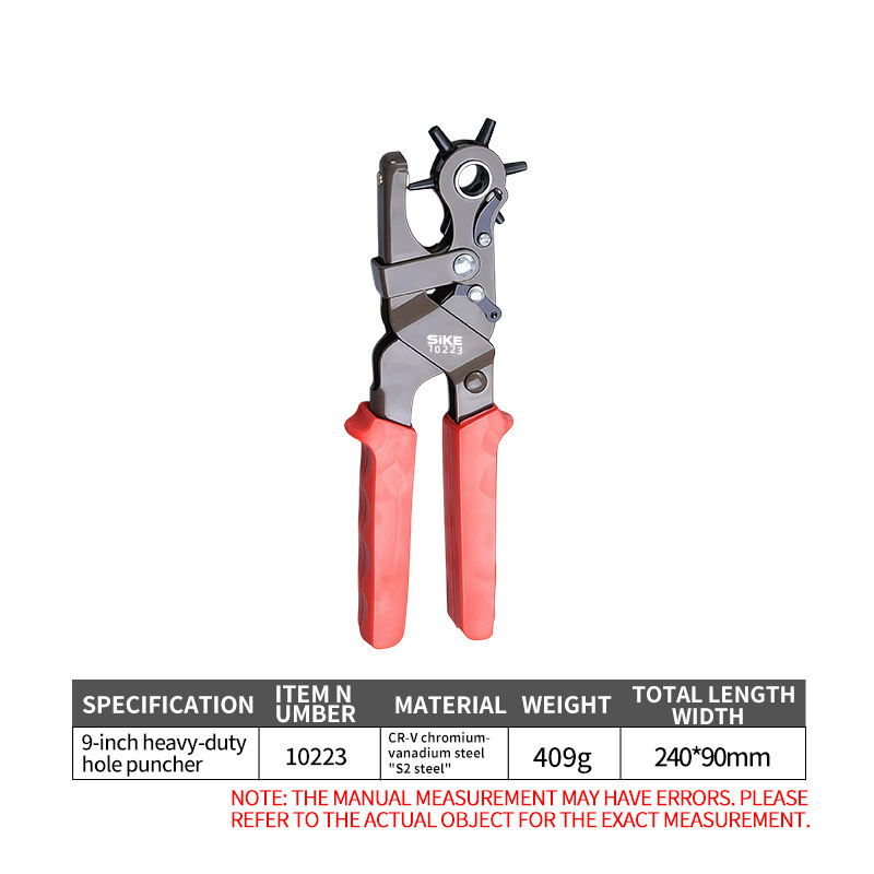 Perforatrice robuste de 9 pouces