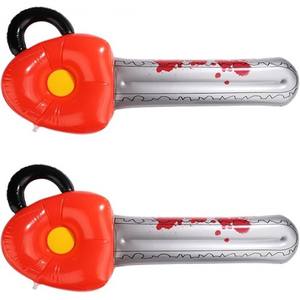 Motosierra Inflable Roja de Halloween, Juguete de PVC con Diseño Plegable, Duradera y Ligera para Decoraciones Festivas y Juegos Divertidos - Product Image 5