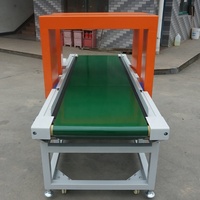 Détecteur de métal à double bande transporteuse pour chaussettes, détecteur d'aiguilles métalliques, indice de protection IP67, alarme sonore, personnalisable, largeur 60 cm