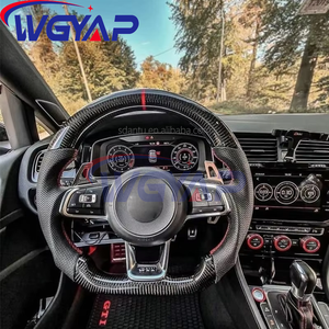 Volante de fibra de carbono WGYAP para Volkswagen Golf 7CC Maiten POLO Sprint GTI para Volkswagen Volante Tuning - Product Image 3