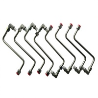 Tuyau d'injection diesel haute pression spécial courbé pour chargeuse sur pneus, traitement personnalisé