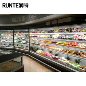 Dọc đông lạnh bán hoa tủ lạnh hiển thị trường hợp/siêu thị thiết bị thẳng đứng mở máy làm lạnh/siêu thị mát - Product Image 3