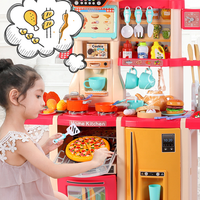 Ensemble de jeu de cuisine pour enfants, jouets interactifs de cuisine, effets sonores réalistes et fonctionnalités simulées pour les enfants de 2 à 9 ans