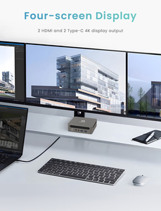GenMachine 9 7940HS 8 คอร์ 16 เธรด Wifi 6 BT 5.2 2HD 2*USB 3.0 2*USB2.0 1*USB4 1*USB-C3.2 2*2.5G LAN 3 จอแสดงผล Yi7000 - Product Image 5