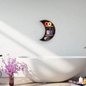 Étagères murales personnalisées, flottantes en forme de lune, pour le <span class=keywords><strong>bureau</strong></span>, la cuisine, la salle d'étude, le <span class=keywords><strong>rangement</strong></span> et l'été - Product Image 4