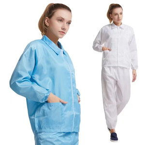 High Quality <strong>Combat</strong> T-shirt Antistatic Cloth Cover Launderable Cleanroom Coveralls Oem Esd Coverall Anti Static Jacket - Product Image 5
