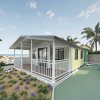 Casa Contenedor Modular Completa de 20FT/40FT, Unidad de Vivienda Prefabricada con Panel Sándwich para Oficina o Alojamiento