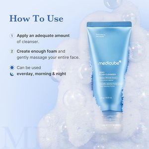 Nettoyant visage sans mousse en crème |   Hydratant Quotidien Doux Anti-Rides pour Peaux Sensibles 4.23 oz - Product Image 4