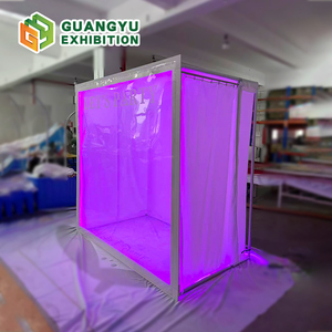 Boîte <span class=keywords><strong>photo</strong></span> personnalisée pour événements extérieurs, style magazine Vogue, avec éclairage LED RGB à 360 degrés, en PVC, pour arrière-plan de stand <span class=keywords><strong>photo</strong></span> - Product Image 5