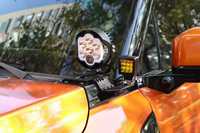 Support de fixation pour projecteur de montant A Jetour G700, cadre auxiliaire de capot, pièces de modification tout-terrain LED (lumières non incluses), fabriqué en Chine