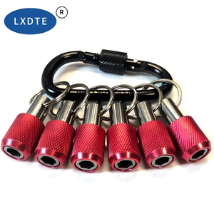 LXD Industrial – Kit de 6 rallonges de mèche en acier pour mèches à changement rapide 1/4 po, avec porte-clés OEM - Product Image 2