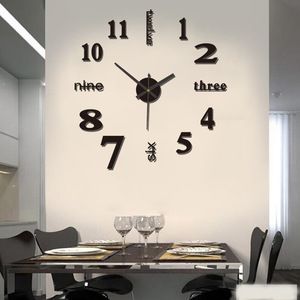 <span class=keywords><strong>Reloj</strong></span> <span class=keywords><strong>de</strong></span> Pared <span class=keywords><strong>de</strong></span> Diseño Nórdico, Fácil <span class=keywords><strong>de</strong></span> Instalar sin Taladro; Elegante <span class=keywords><strong>Reloj</strong></span> Decorativo Silencioso a Pilas para Salas <span class=keywords><strong>de</strong></span> Estar y Oficinas; Mundial - Product Image 1