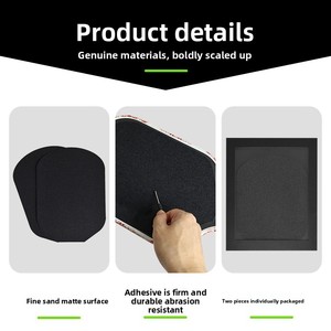 Autocollant de surface texturé mat pour raquette de pickleball, antidérapant, sans résidu, bande de grip remplaçable, revêtement universel pour raquette - Product Image 4
