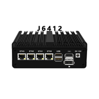 Celeron Android Base J6412 serveur Ssd chien de garde Brebone Celeron Industriale ordinateur industriel Mini Pc avec 6 ports Usb