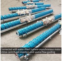 Pompe submersible électrique haute pression 15KW à débit élevé/faible pour l'irrigation agricole et l'alimentation en eau