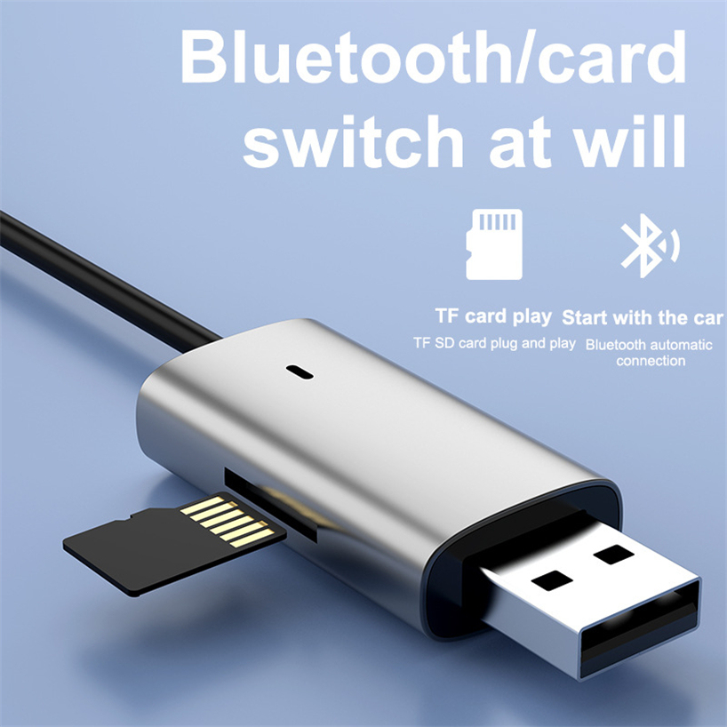HORJOR Adaptateur Bluetooth AUX pour Voiture, récepteur Bluetooth 5.0