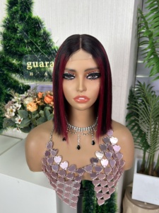 วิกผมบ๊อบแบบปิดหน้าผาก SDD 2x6  ทำจากผมแท้ 100%  ไม่ต้องใช้กาว  แบบผมตรง - Product Image 1