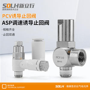 Válvula de Control de Velocidad Pilotada ASP330/430F/530F/630F-02, Válvula de Retención de Inducción PCV06/08/10/15, Válvula Neumática Angular para Agua y Gas, OEM - Product Image 3