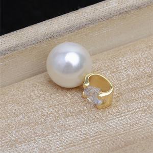 Pendentif en argent S925 avec perle droite de 10-14 mm, accessoires féminins, chaîne à tête de taureau de 3 mm, ensemble de pendentifs 5467, ensemble de pendentifs vides - Product Image 4