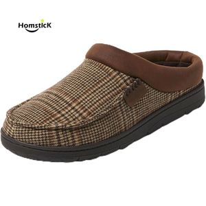 2025 yeni sonbahar kış ev kapalı kaymaz süpermarket toptan bellek köpük terlik erkekler için - Product Image 1